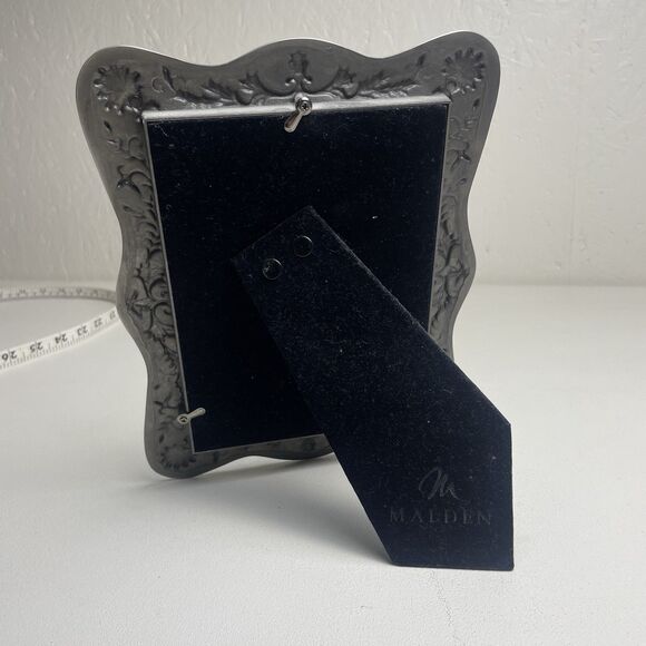 Malden ornate photo frame pewter silver pictures floral filigree art design - Picture 5 of 5